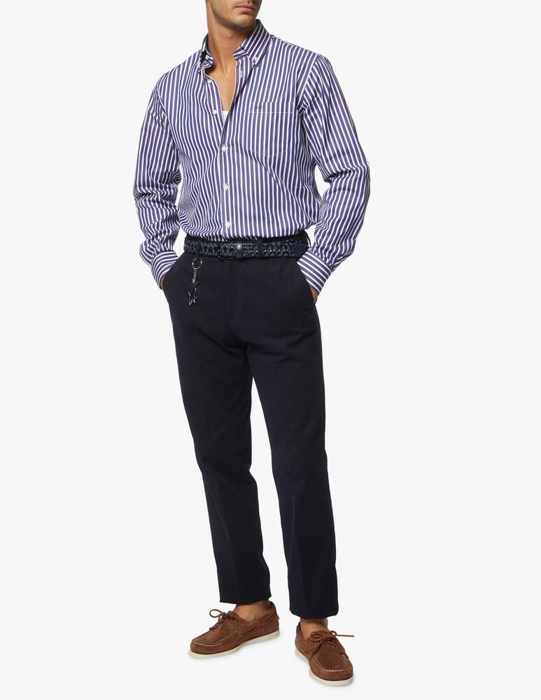 rinascente Paul & Shark Camicia regular a righe taschino