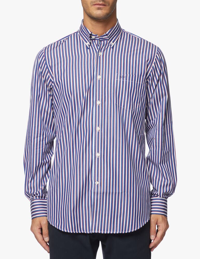 rinascente Paul & Shark Camicia regular a righe taschino