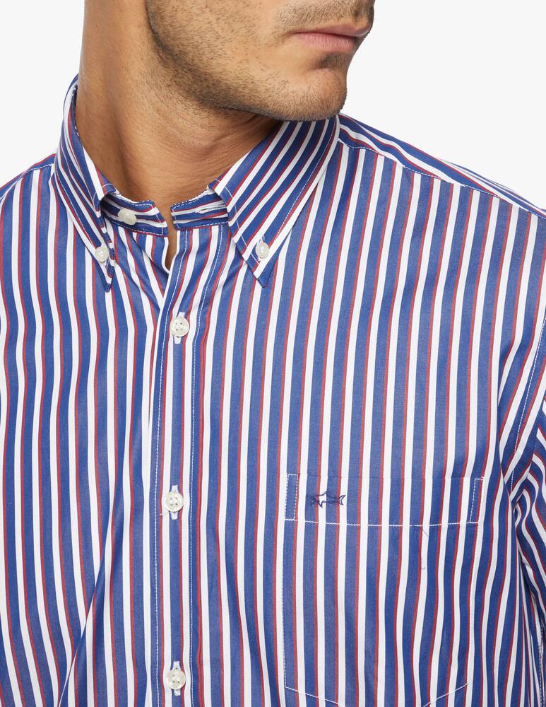 rinascente Paul & Shark Camicia regular a righe taschino