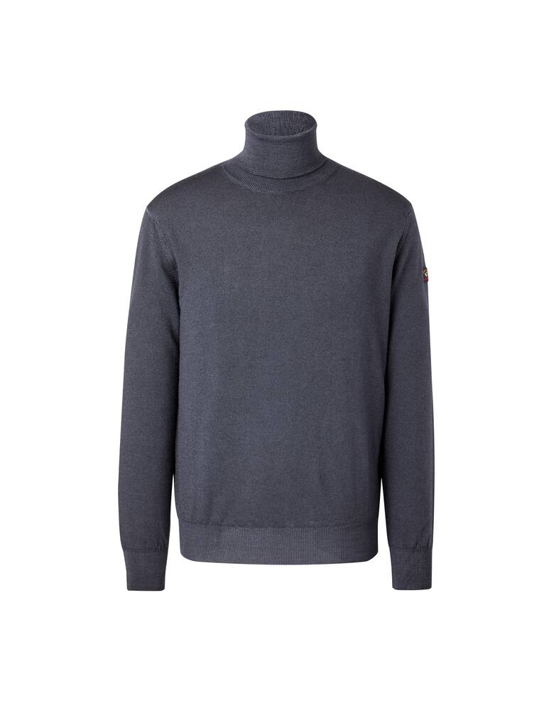 Paul & Shark Wool turtleneck with disordinato effect - picture 1