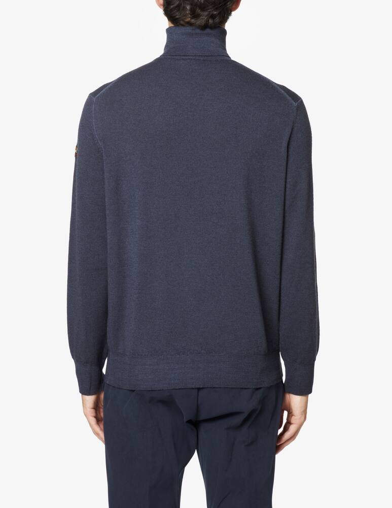 rinascente Paul & Shark Dolcevita in lana effetto disordinato - Blu