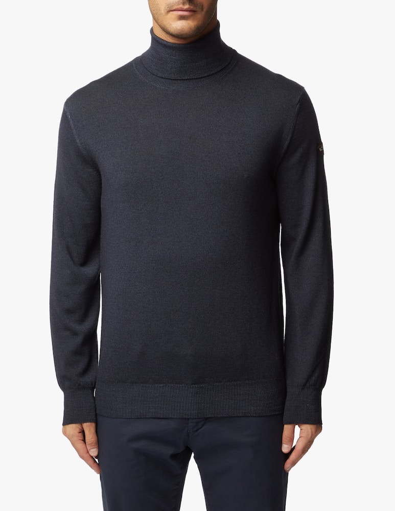 Paul & Shark Wool turtleneck with disordinato effect - picture 4