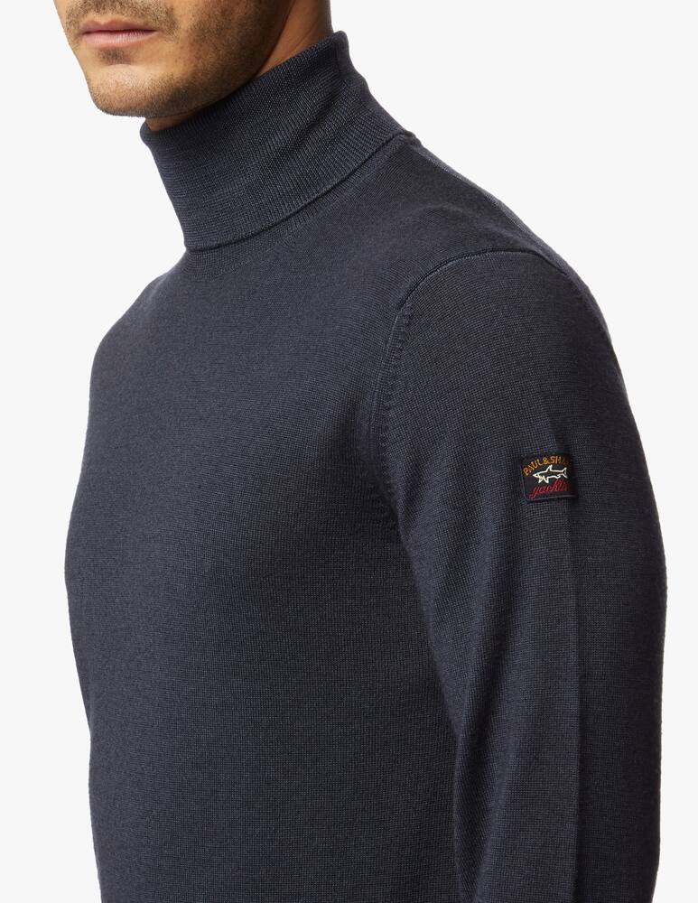 Paul & Shark Wool turtleneck with disordinato effect - picture 5