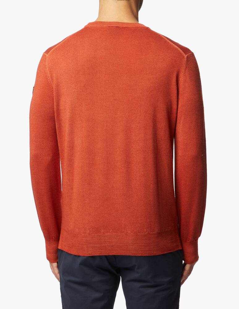 rinascente Paul & Shark Wool roundneck with disordinato effect