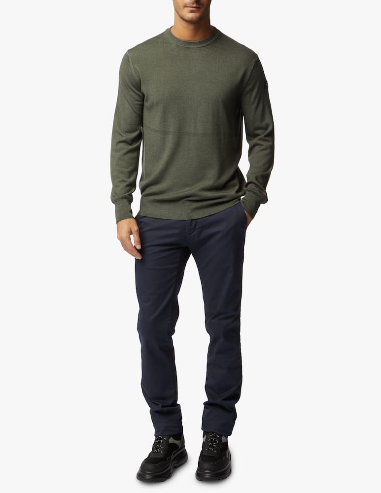 rinascente Paul & Shark Girocollo in lana effetto disordinato - Verde