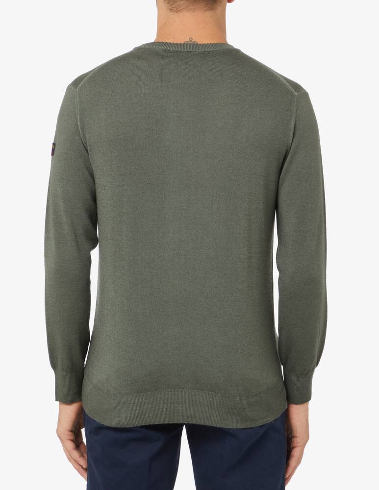 rinascente Paul & Shark Girocollo in lana effetto disordinato - Verde