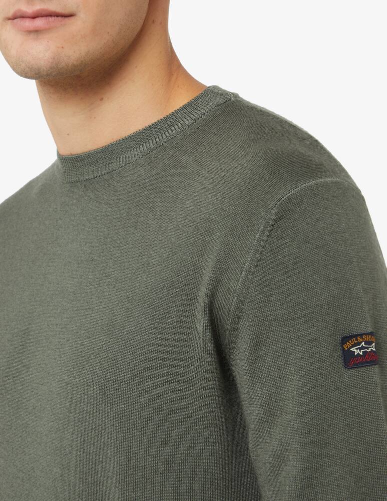 rinascente Paul & Shark Girocollo in lana effetto disordinato - Verde