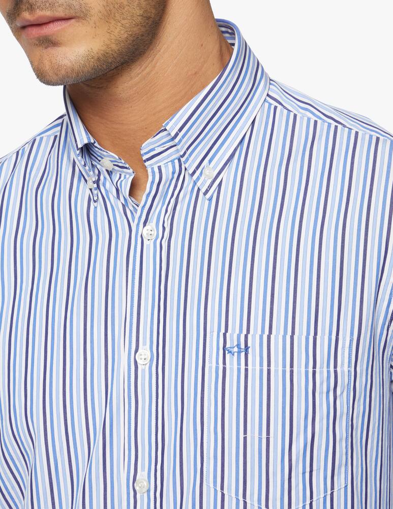 rinascente Paul & Shark Pocket striped regular shirt