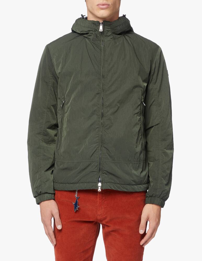 rinascente Paul & Shark Hood econyl windbreaker 