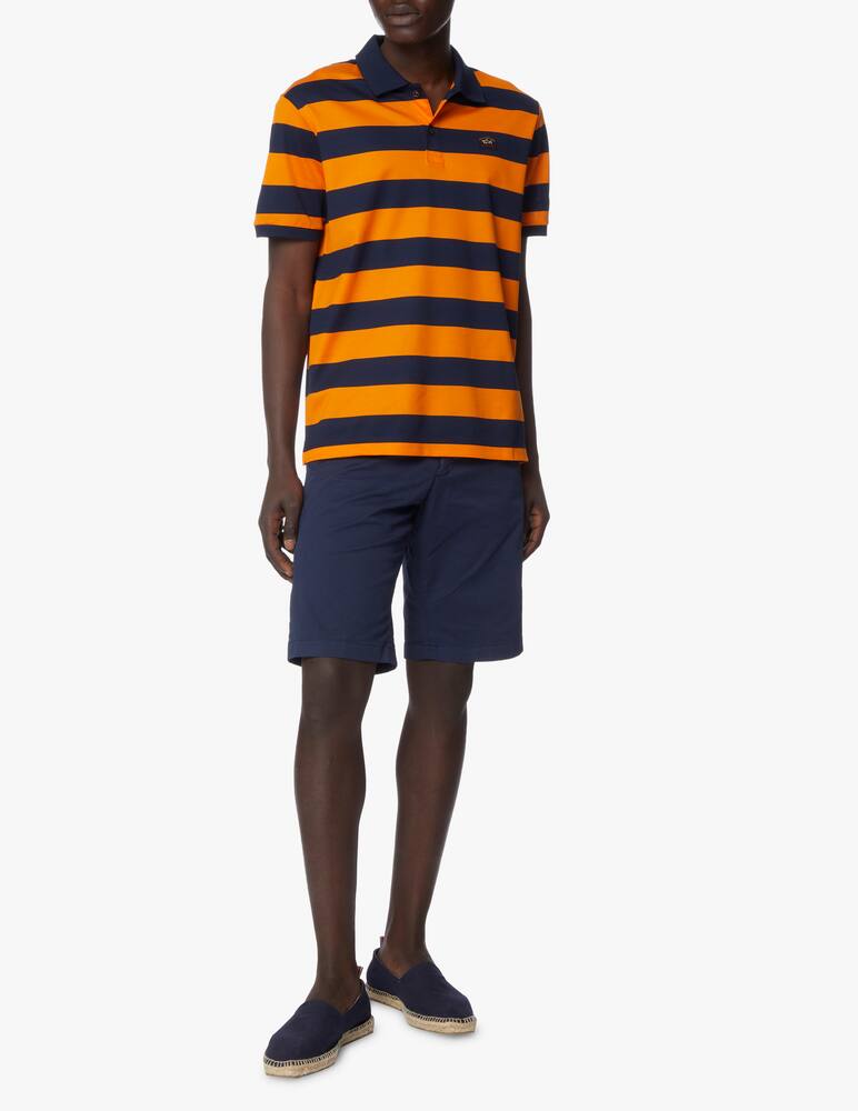 Paul & Shark Piquest striped polo - multi - picture 2 Paul & Shark Piquest striped polo - multi - picture 2