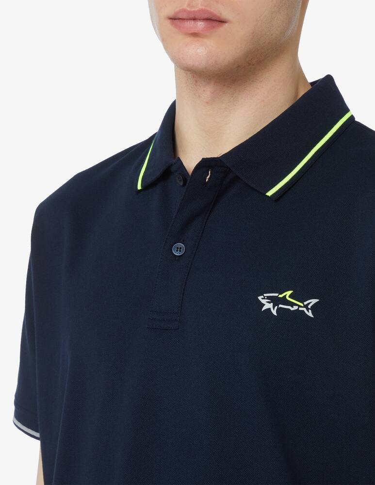 rinascente Paul & Shark Short sleeve piquet polo 