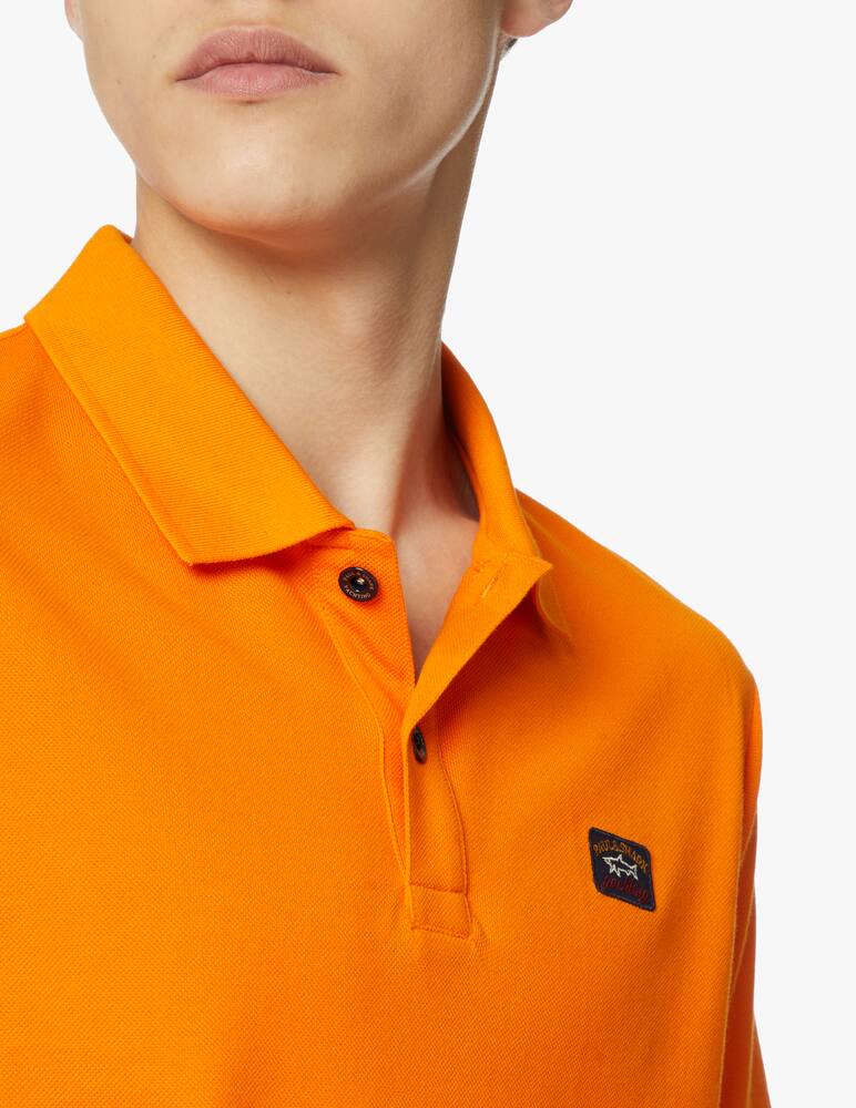 rinascente Paul & Shark Polo mc piquet tu logo tricolore - arancione