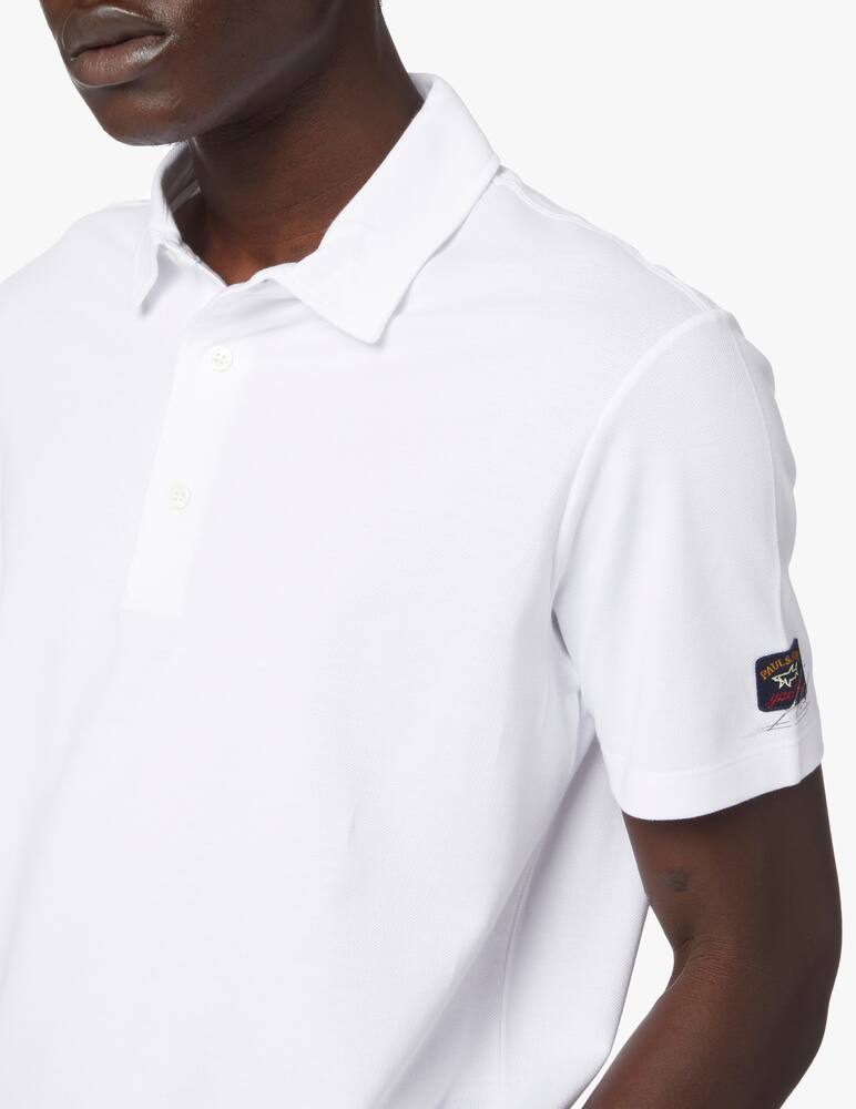 rinascente Paul & Shark Piquet polo - white