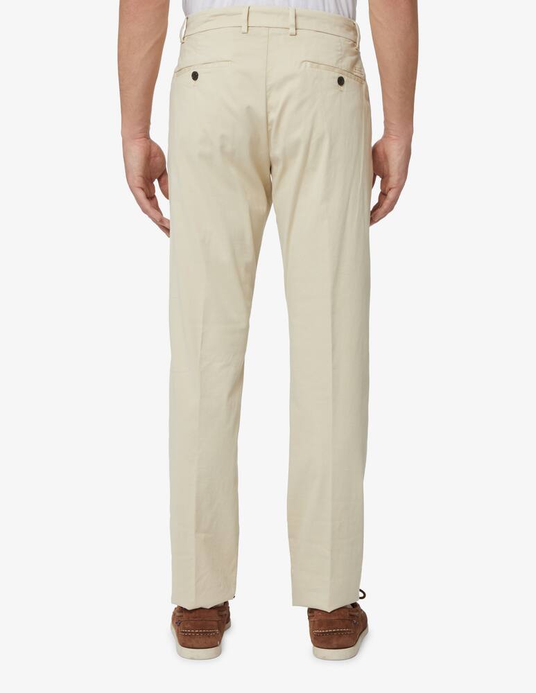 rinascente Paul & Shark Cotton silk chino pant - beige