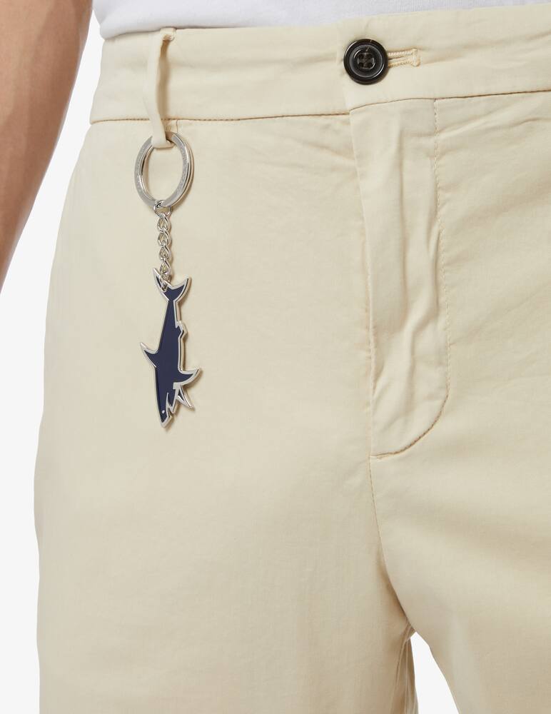 rinascente Paul & Shark Cotton silk chino pant - beige