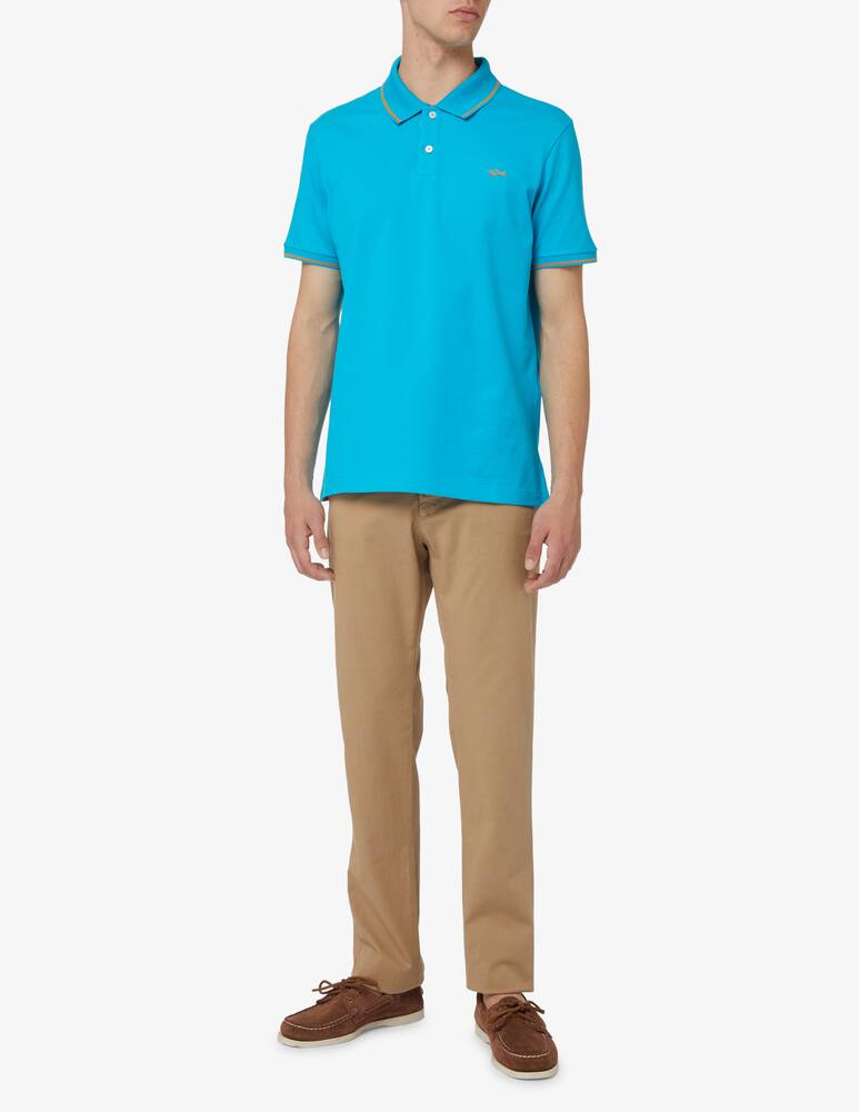 rinascente Paul & Shark Piquet contrast polo - multi