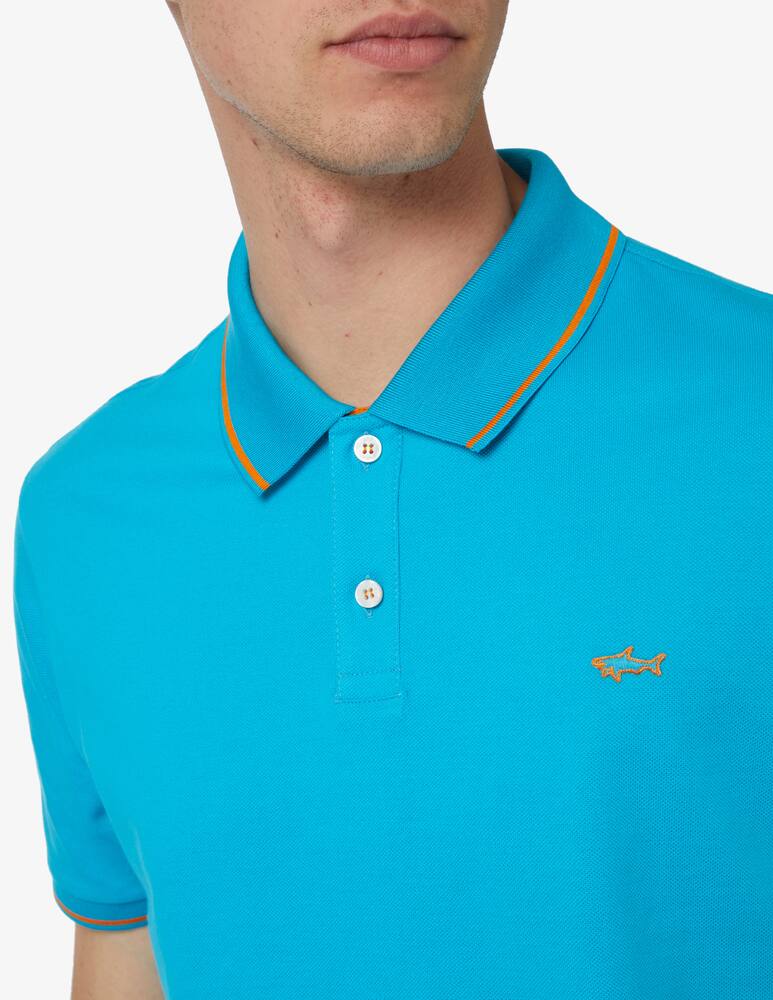 rinascente Paul & Shark Piquet contrast polo - multi