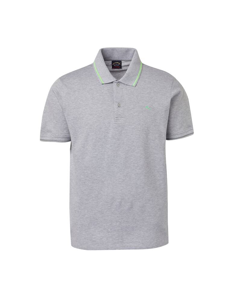 rinascente Paul & Shark Reflective contrast logo piquet polo - multi