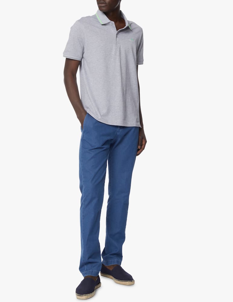 rinascente Paul & Shark Reflective contrast logo piquet polo - multi