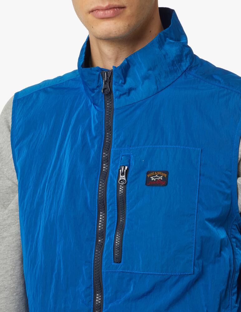 rinascente Paul & Shark Econylon vest - blue
