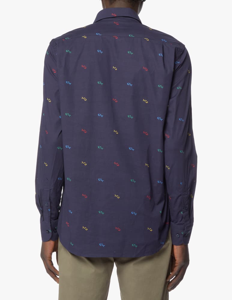 Paul & Shark Multicolor sharks shirt - multi - picture 3 Paul & Shark Multicolor sharks shirt - multi - picture 3