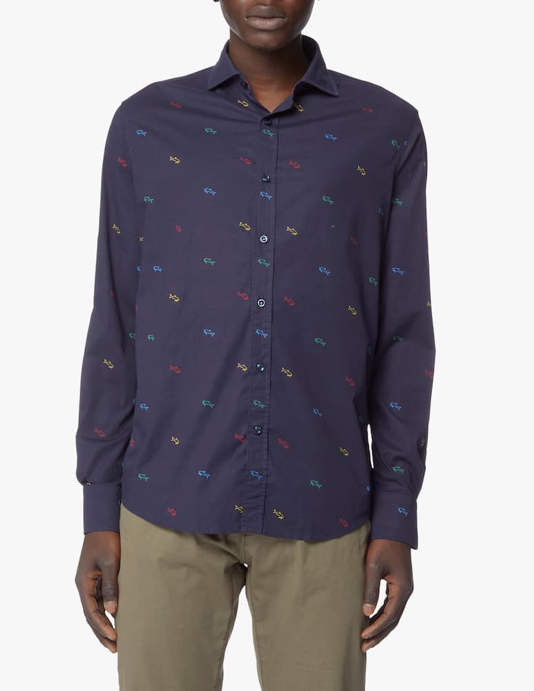 Paul & Shark Multicolor sharks shirt - multi - picture 1 Paul & Shark Multicolor sharks shirt - multi - picture 1
