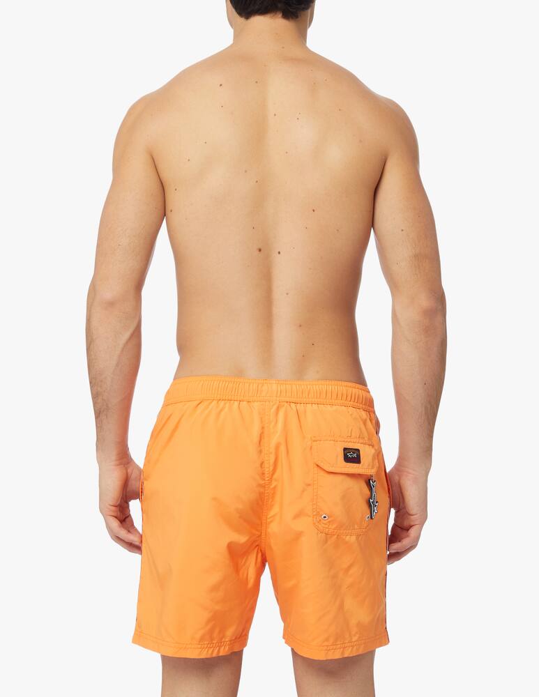 rinascente Paul & Shark Fine tape swimshort - orange