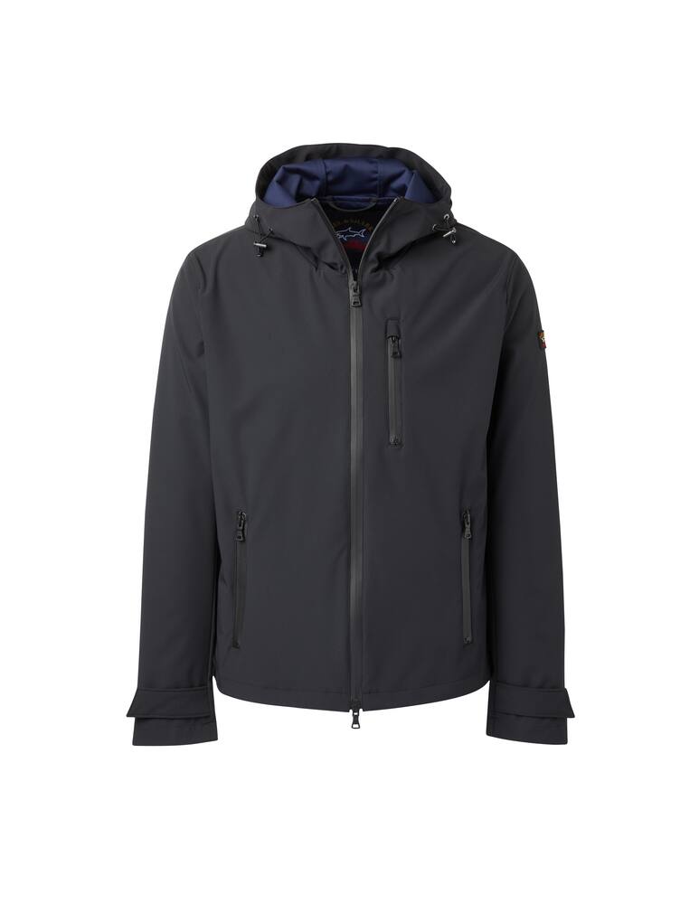 rinascente Paul & Shark Giacca softshell con cappuccio - nero