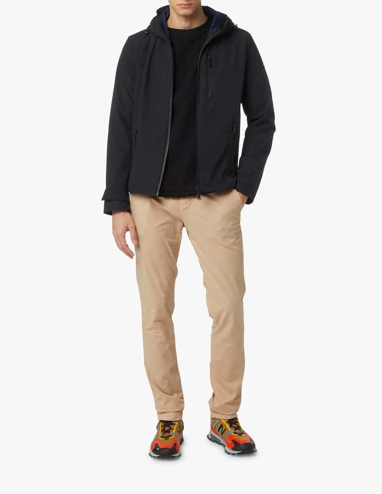 rinascente Paul & Shark Giacca softshell con cappuccio - nero