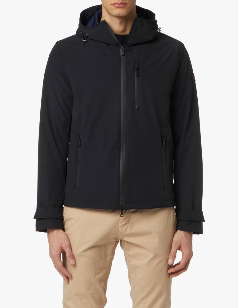 rinascente Paul & Shark Giacca softshell con cappuccio - nero