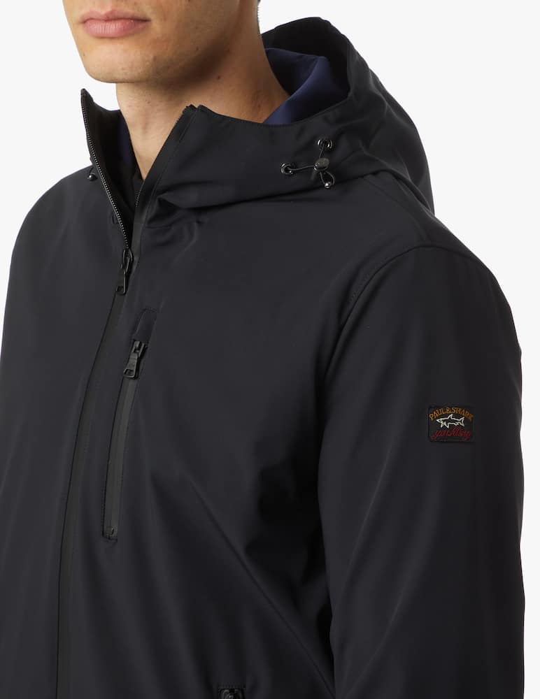 rinascente Paul & Shark Giacca softshell con cappuccio - nero
