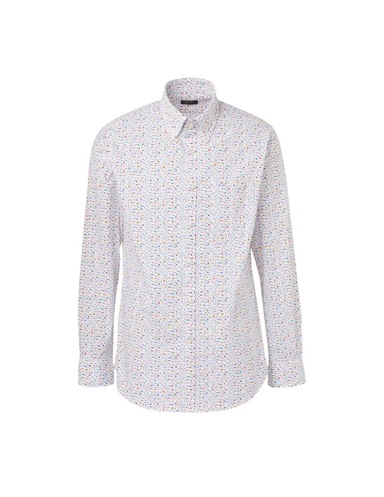 rinascente Paul & Shark Small flags shirt - white