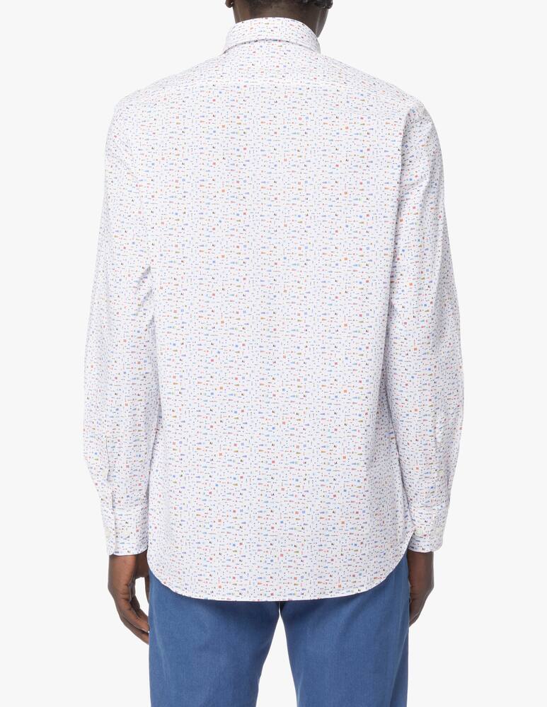 rinascente Paul & Shark Small flags shirt - white