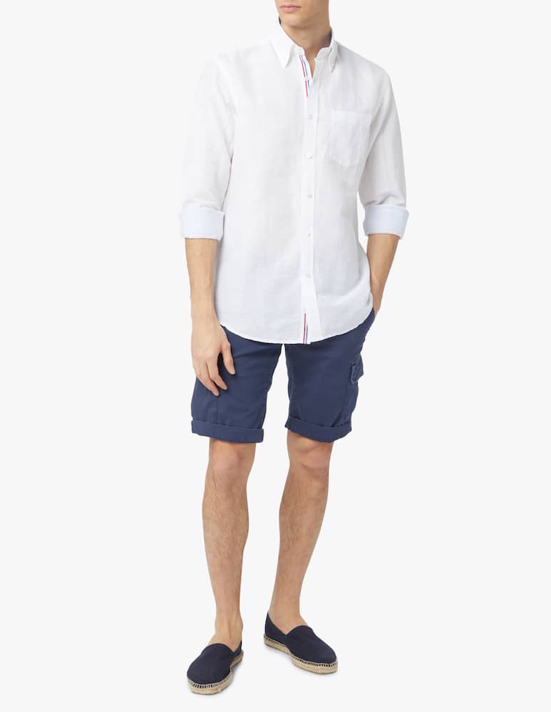 rinascente Paul & Shark Linen cotton shirt - white