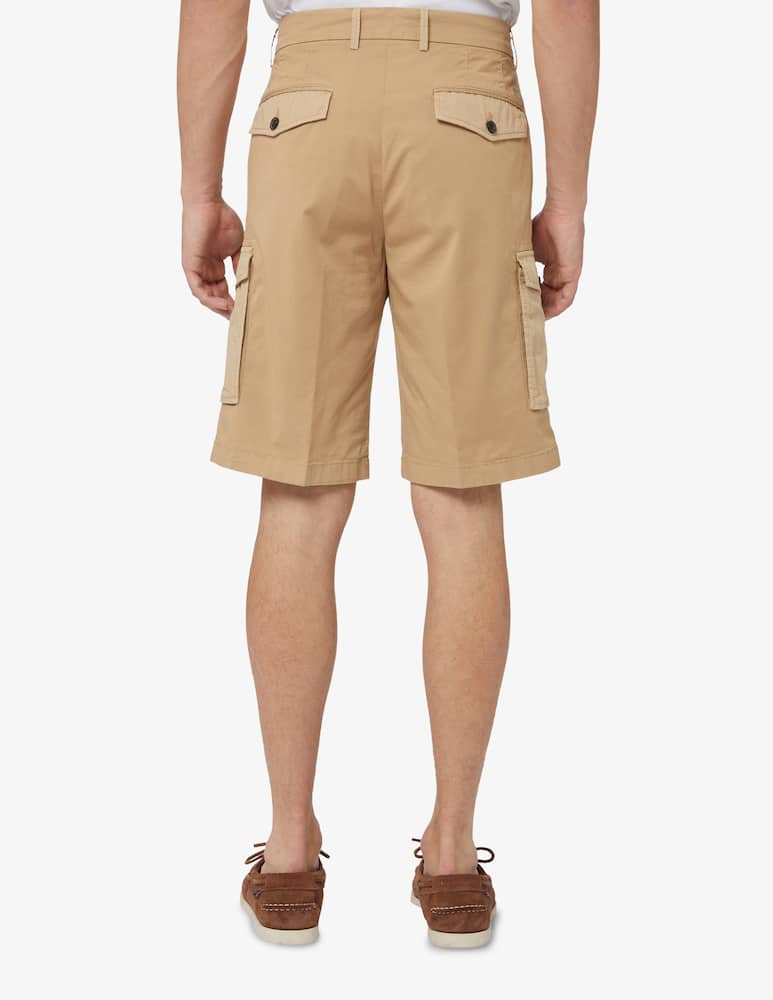 rinascente Paul & Shark Bermuda cargo tasca ripstop - beige