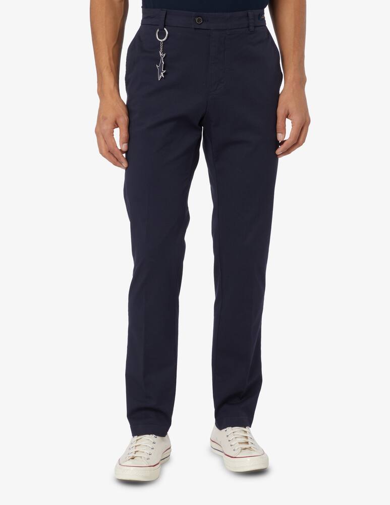 rinascente Paul & Shark Pantaloni chino popeline stretch 