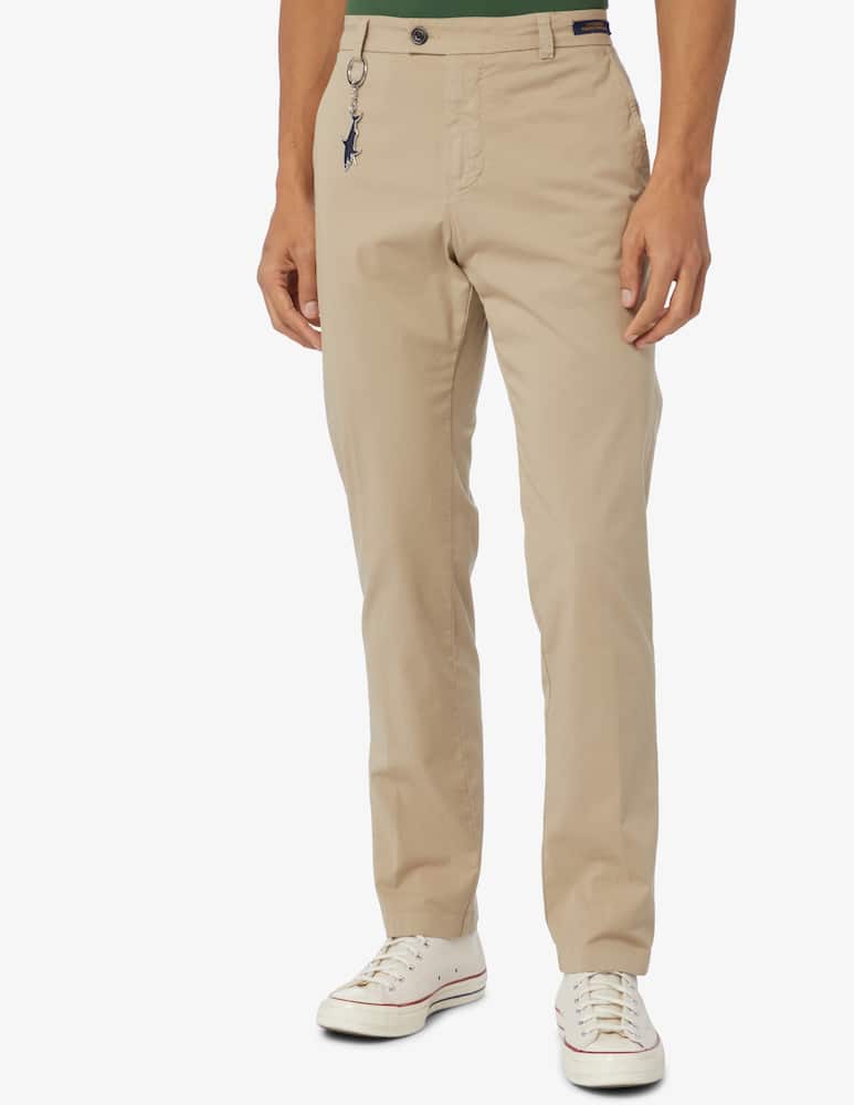 rinascente Paul & Shark Stretch popeline chino pants 