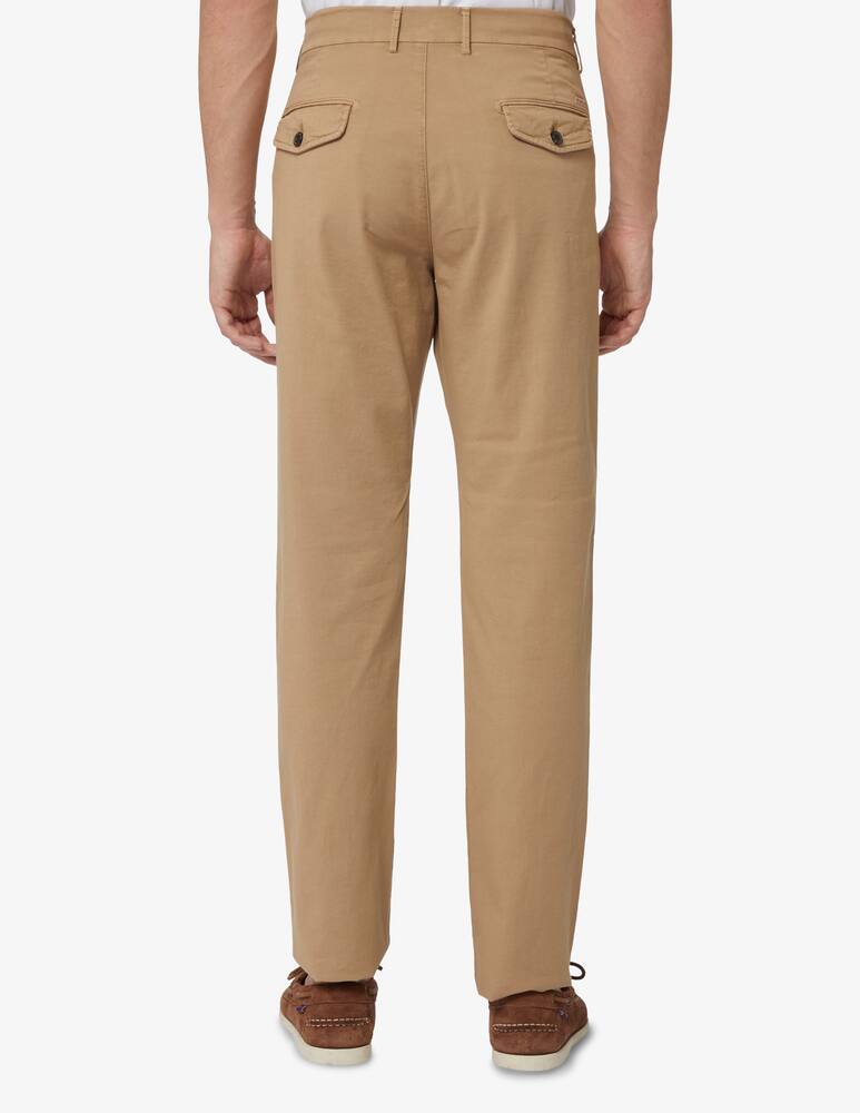 rinascente Paul & Shark Pantalone chino lino cotone - oliva