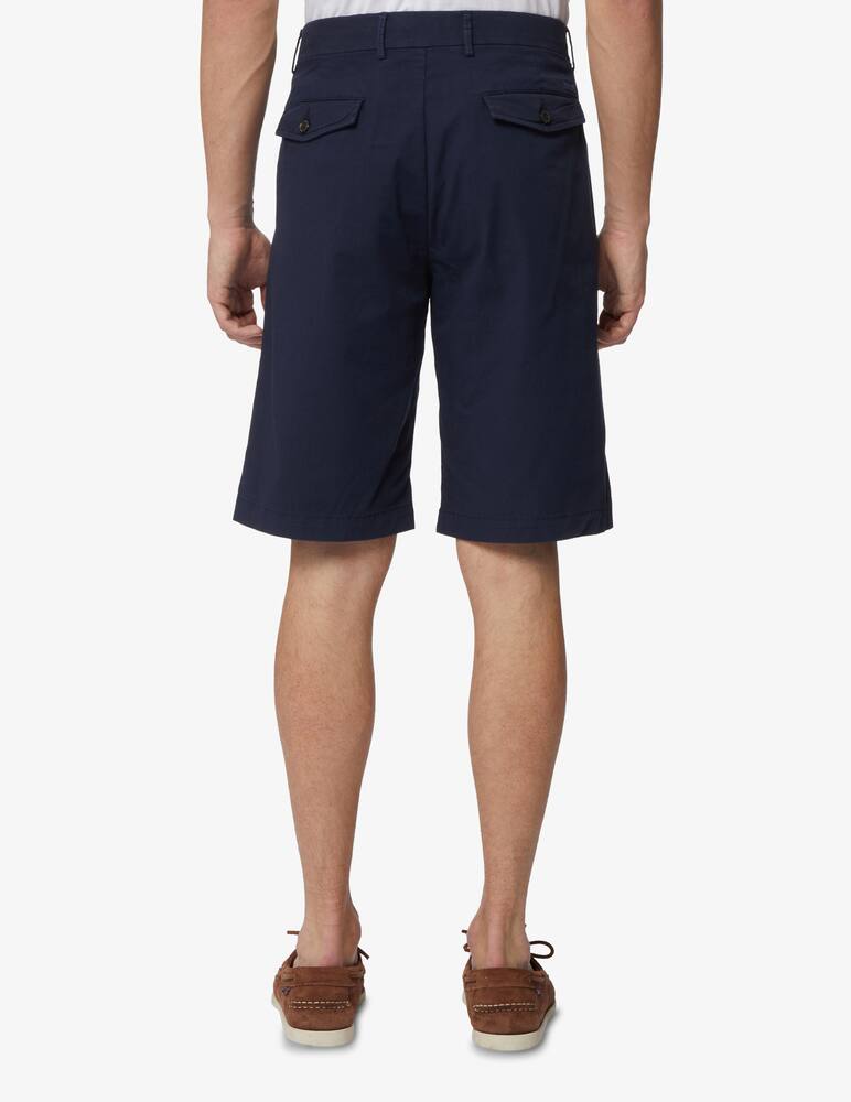 rinascente Paul & Shark Bermuda cotone lino - blu