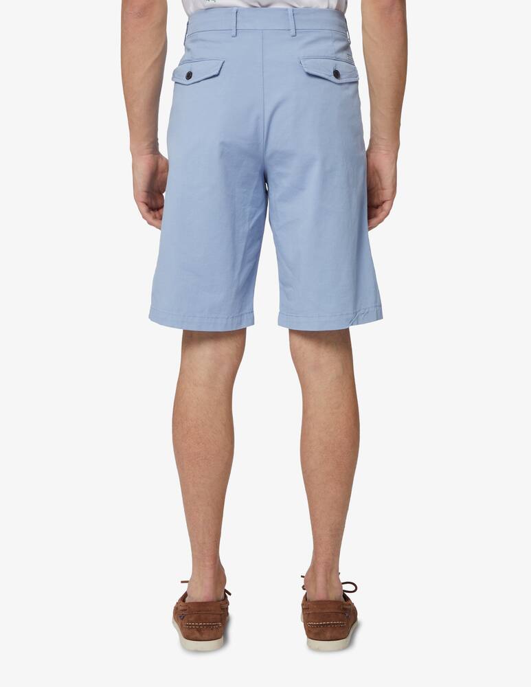 rinascente Paul & Shark Cotton linen shorts - light blue