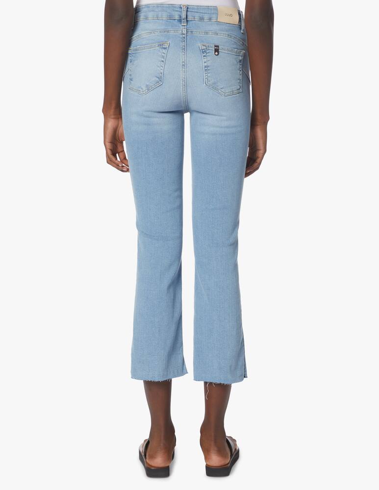 rinascente Liu Jo Vista mid rise fly tromb jeans - light blue