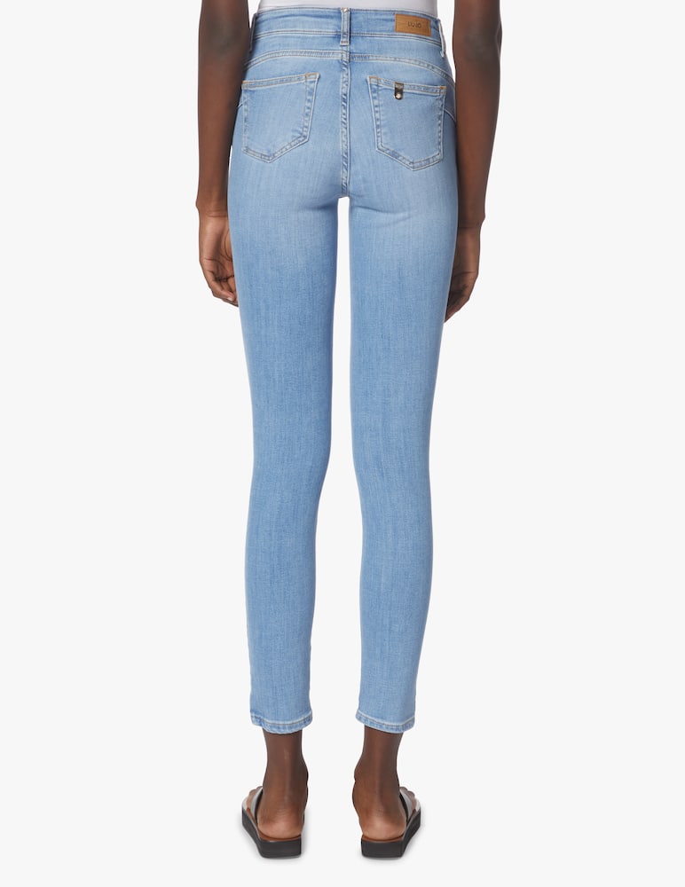 rinascente Liu Jo Jeans skinny a vita alta Divide - azzurro