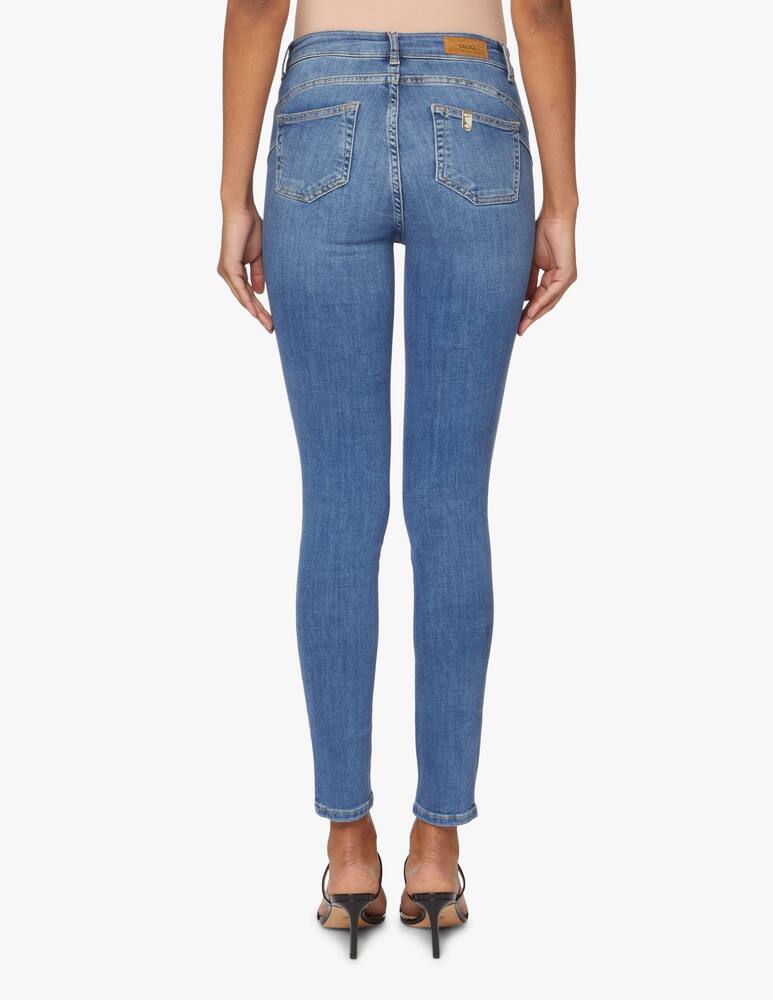 rinascente Liu Jo Divide high rise skinny jeans - light blue