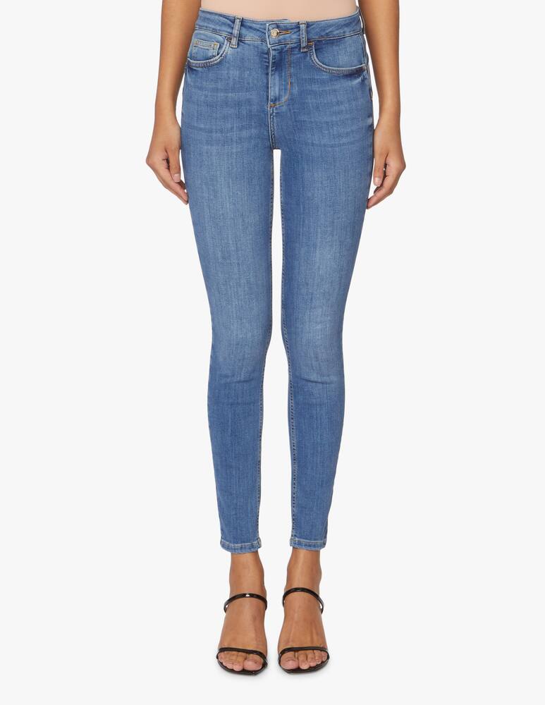 rinascente Liu Jo Divide high rise skinny jeans - light blue