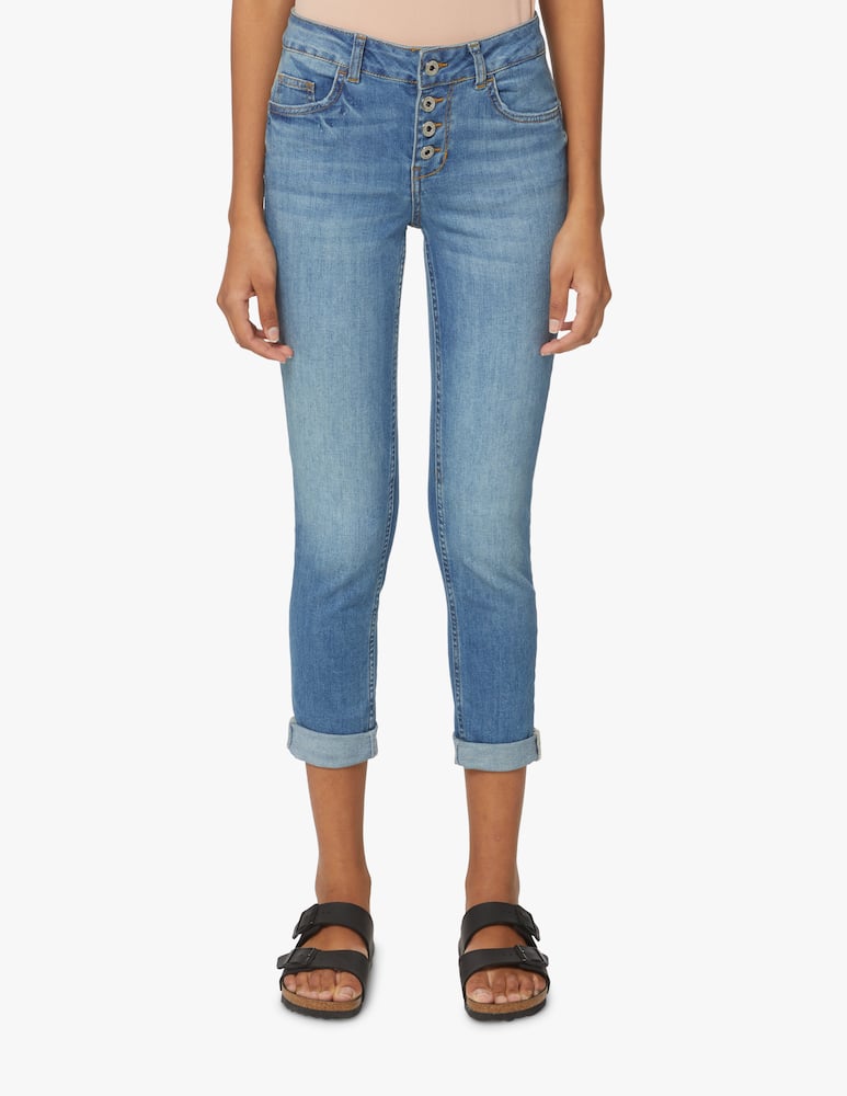 rinascente Liu Jo Jeans skinny a vita alta Monroe - azzurro