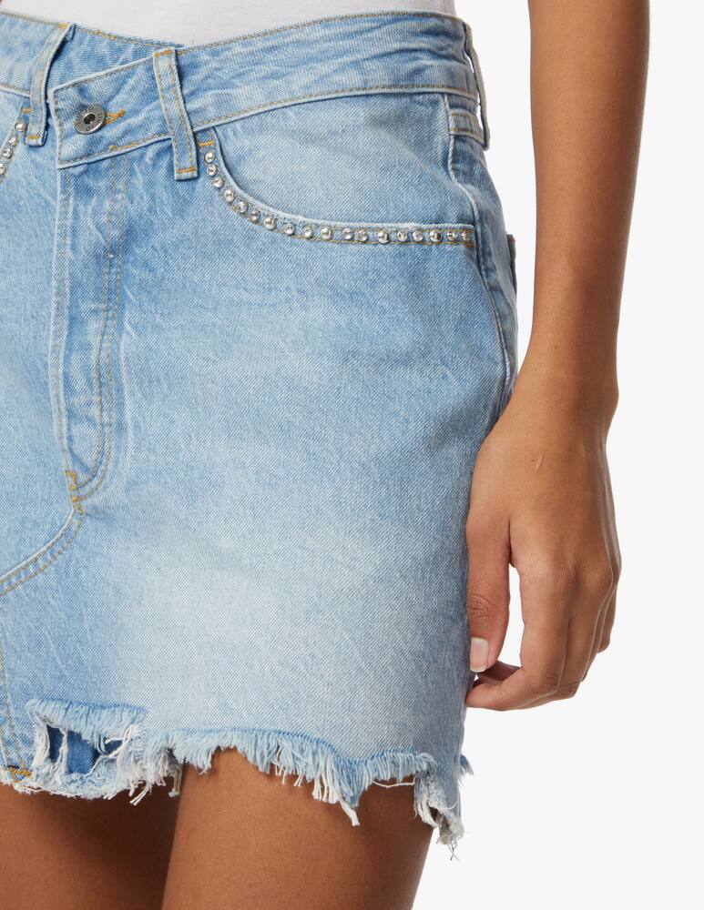 rinascente Liu Jo Gonna di jeans con applicazione - azzurro