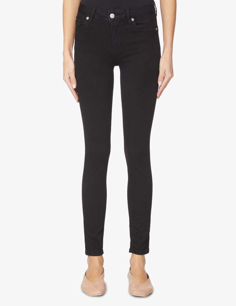 Liu Jo Divide high rise skinny jeans - black - picture 2 Liu Jo Divide high rise skinny jeans - black - picture 2