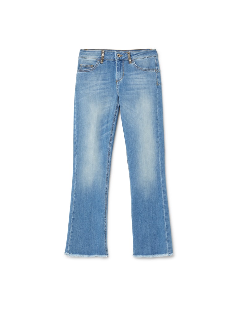 rinascente Liu Jo Mid rise fly tromb jeans - light blue