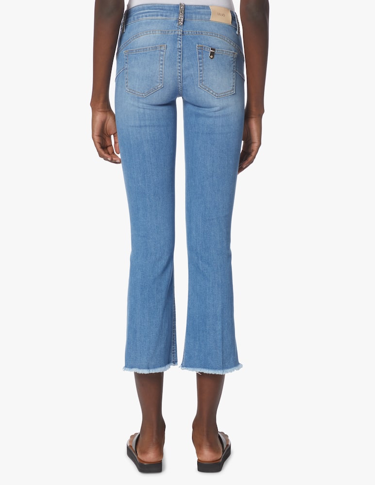 rinascente Liu Jo Mid rise fly tromb jeans - light blue