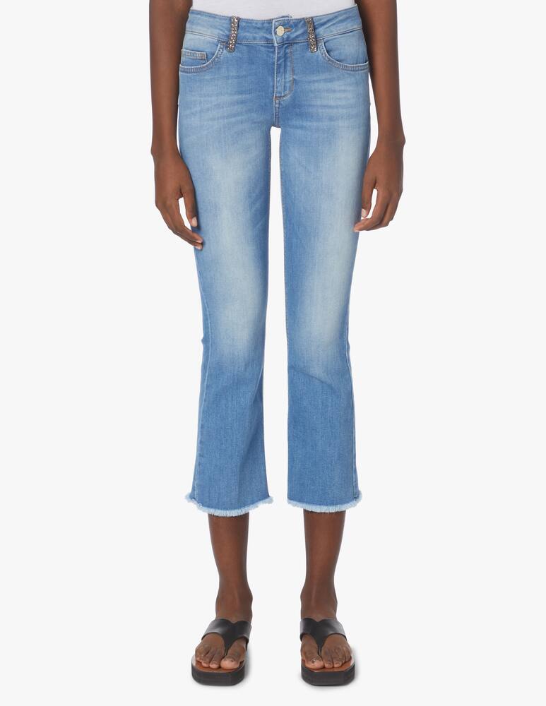 Liu Jo Mid rise fly tromb jeans - light blue - picture 2 Liu Jo Mid rise fly tromb jeans - light blue - picture 2